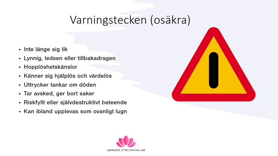 Stödja vid psykisk ohälsa