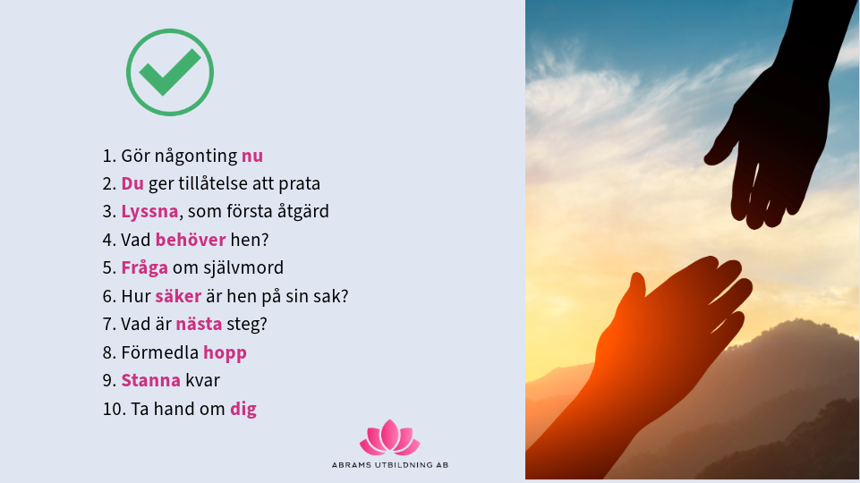 Stödja vid psykisk ohälsa