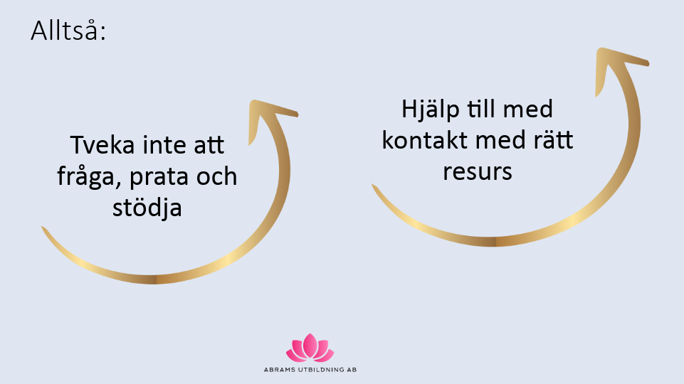 Stödja vid psykisk ohälsa