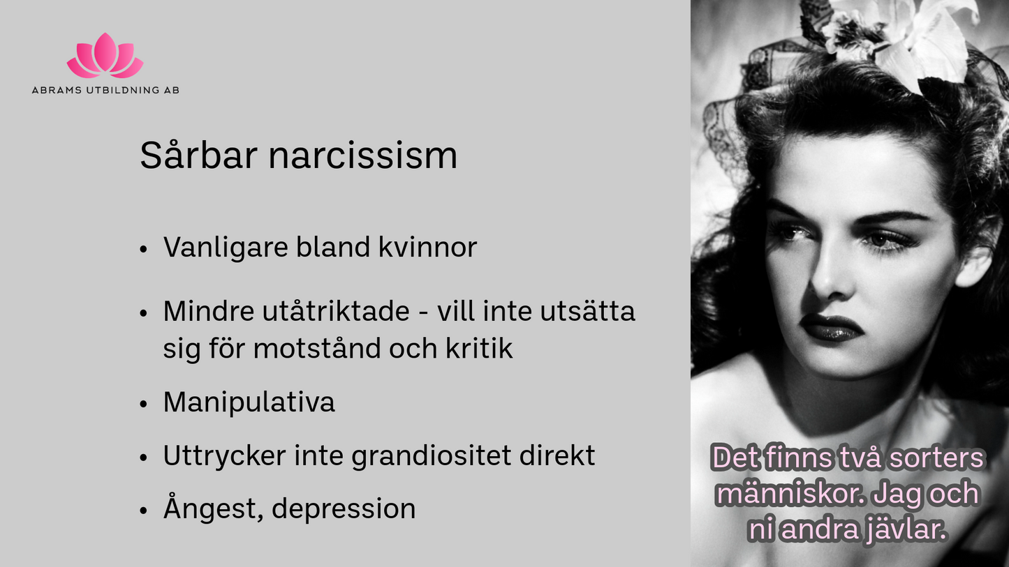 Att leva nära en narcissist – förstå, skydda dig