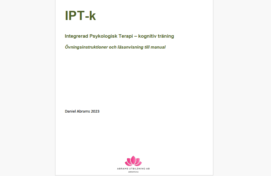 IPT-k, gruppledarutb.