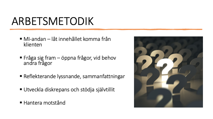 MI - Motiverande intervju