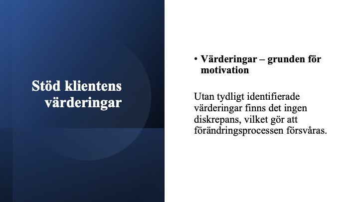 MI - Motiverande intervju