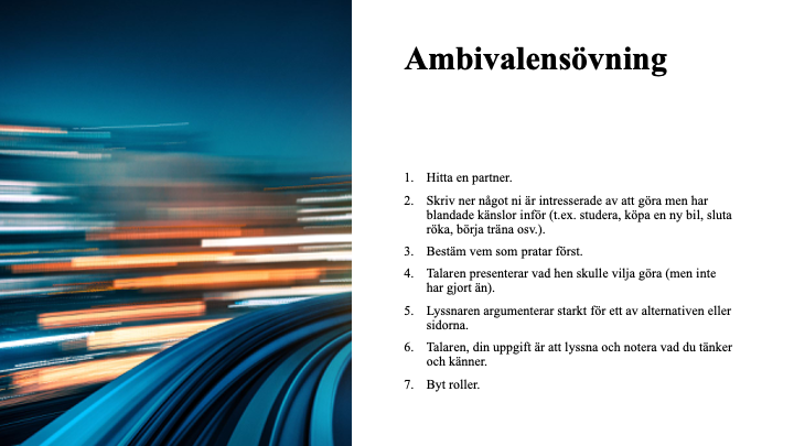 MI - Motiverande intervju