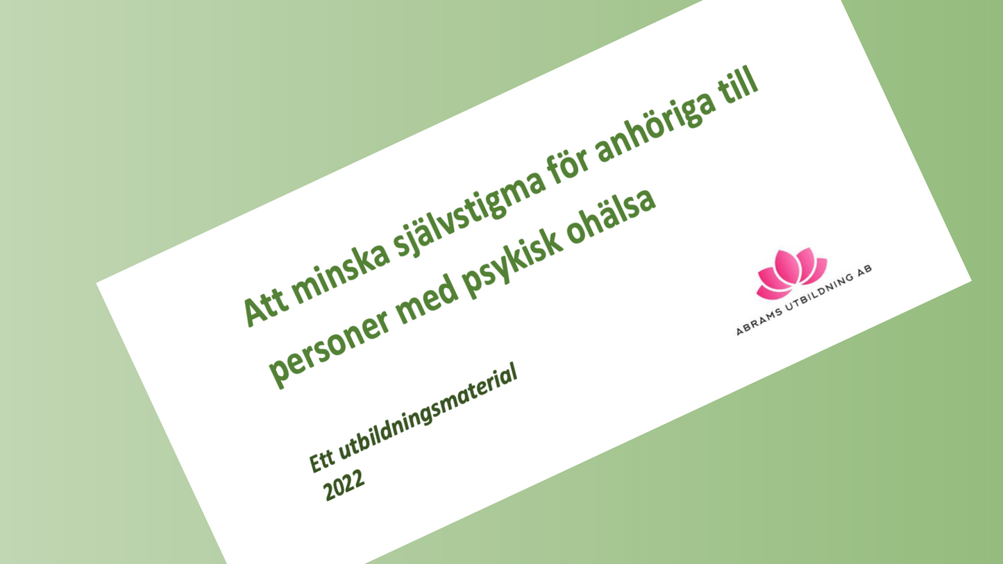 NECT-Antisjälvstigmagrupp för närstående