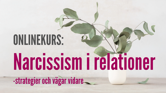Onlinekurs - premium: Narcissism i relationer - strategier och vägar vidare