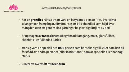 Att leva nära en narcissist – förstå, skydda dig
