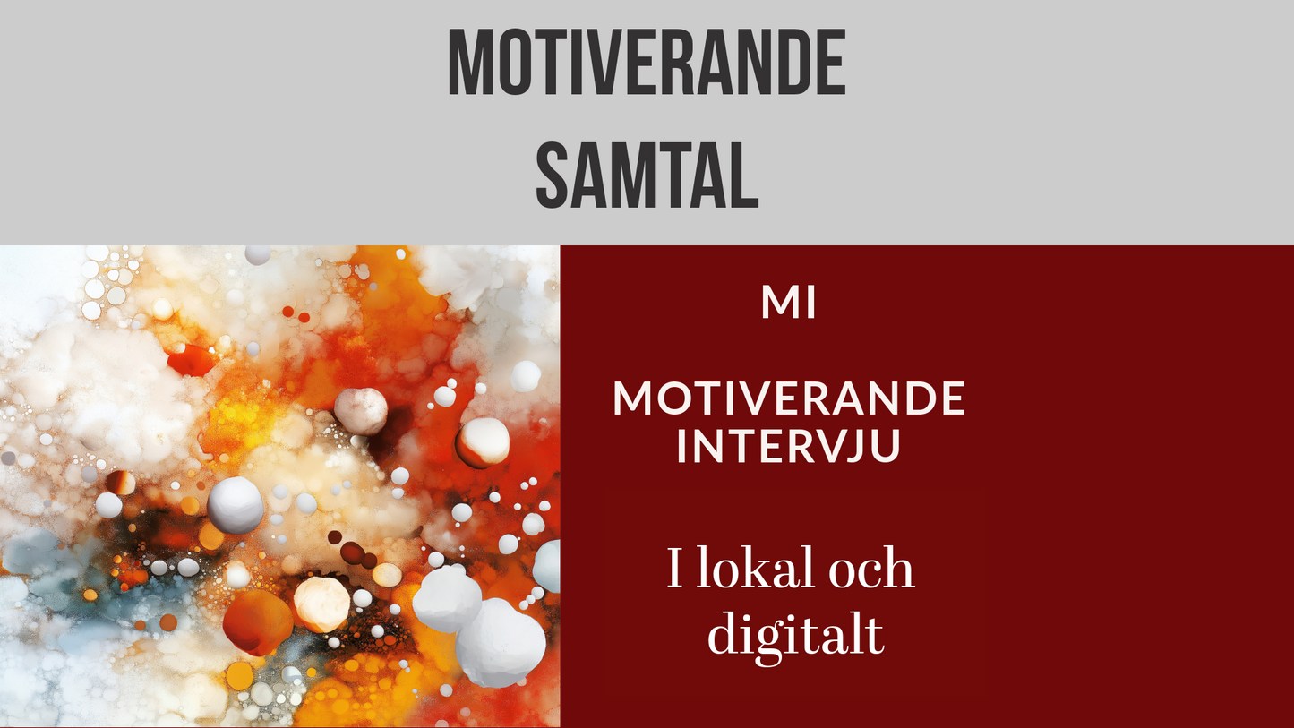 MI - Motiverande intervju