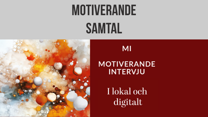MI - Motiverande intervju