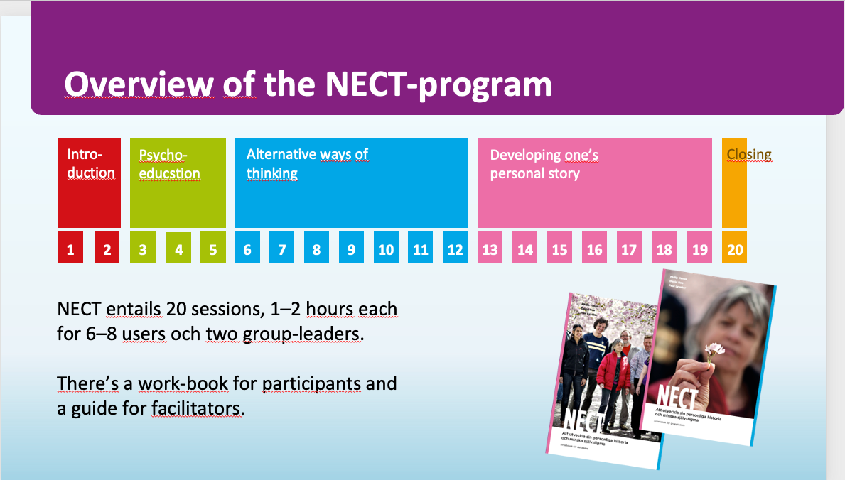 NECT- grupprogram mot självstigma för egenerfarna (Skövde) Start 3 dec.