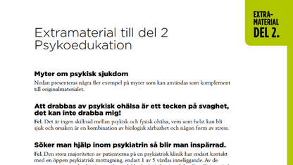 NECT- grupprogram mot självstigma för egenerfarna (Skövde) Start 3 dec.