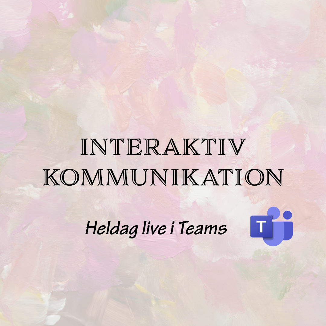 Interaktiv Kommunikation mån 20 jan (digital liveutb.)