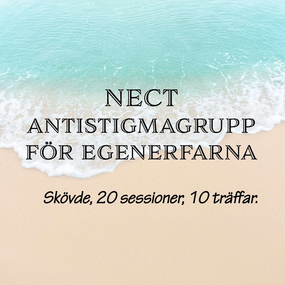 NECT- grupprogram mot självstigma för egenerfarna (Skövde) Start 3 dec.